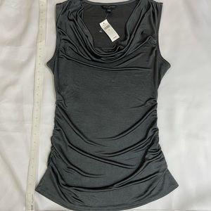 NWT Medium Grey Banana Republic sexy blouse